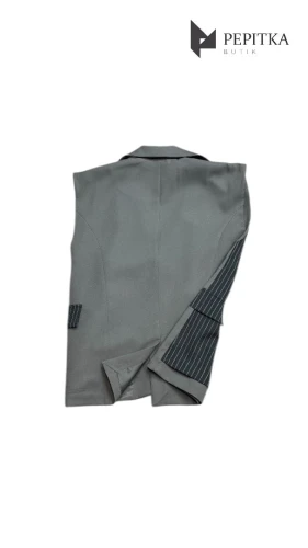 Kamizelka szara z łańcuchami #26