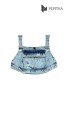 top ogrodniczki jeans przód