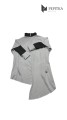 bluza szara oversize tył