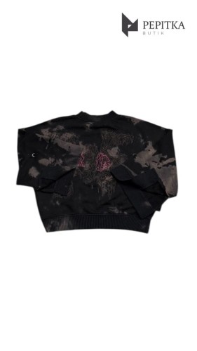 Bluza z dziurami w ciepłych kolorach ziemi #50