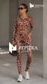komplet panterka bluzka i legginsy