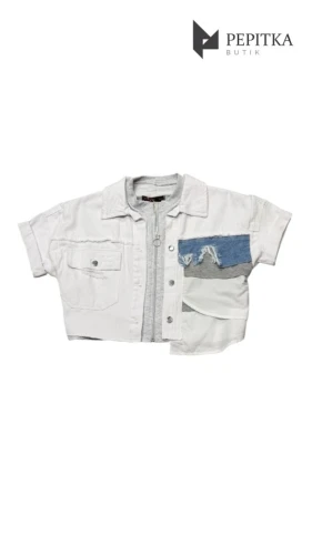 Bluza rozpinana z krótkim rękawem #53