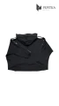 bluza czarna z czachą oversize tył